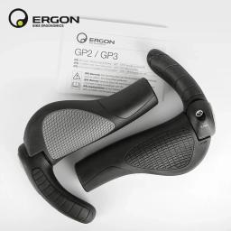 Ergon bicicleta apertos de borracha mtb punhos montar braçadeira ergonomia antiderrapante absorção de choque ciclismo lock-on termina mountain bike apertos - Image 1