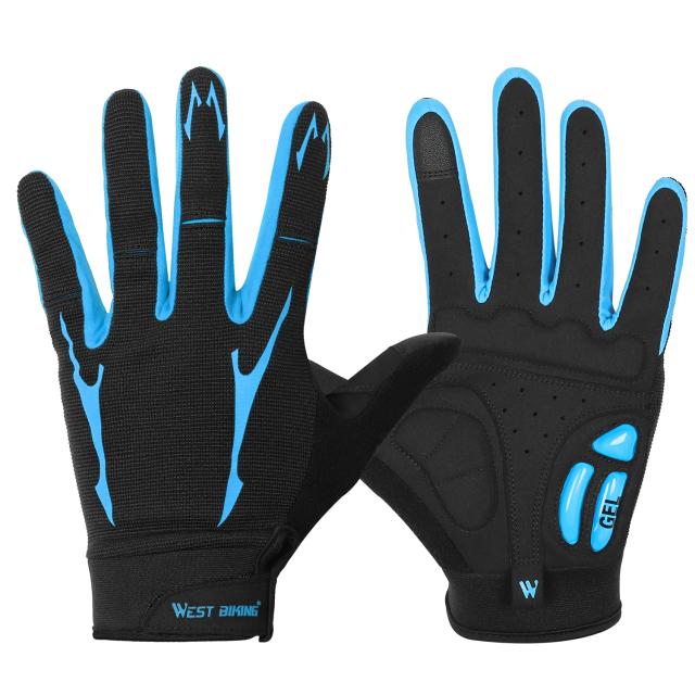 Luvas de Ciclismo Respiráveis e Antiderrapantes com Silicone para Tela Touch - Ideal para MTB e Enduro no Verão