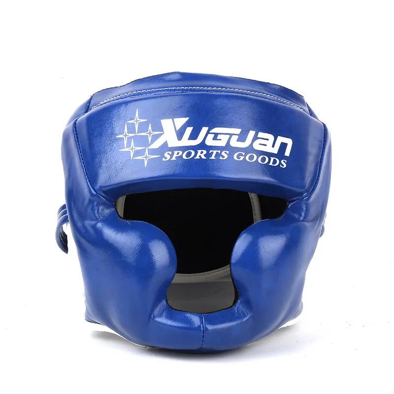 Boxe Sanda Capacete Protetor para Adultos, Protetor Facial De Luta Espessado, Equipamentos Fitness - Image 1