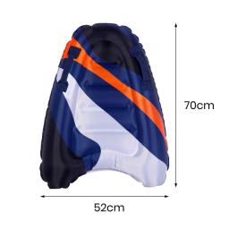 Prancha inflável portátil com alça, brinquedo flutuante de PVC para crianças e adultos, flutuador de praia e piscina, verão - Image 6