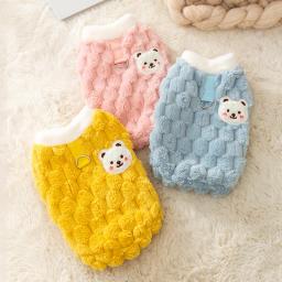Roupas de gato sem pêlos quentes, suéter cardigan com fivela, lindo colete Sphynx, fantasia para gatos, inverno - Image 5