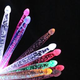 Naxilai LED brilhante iluminar baquetas, baqueta acrílica, bolha percussão instrumento, luminosos acessórios, barra de tambor, 5A - Image 1