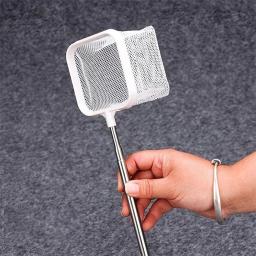 Aquarium Square Fishing Net com ventosa Cabo longo extensível, Equipamento de pesca para pegar peixes, tanque de camarão, suprimentos limpos - Image 6