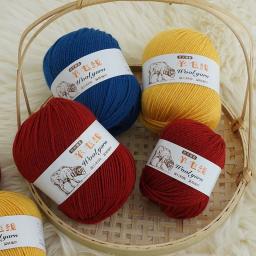 Fino Merino lã misturado Crochet fios para tricô camisola, fio de lã grossa, artesanato DIY, qualidade superior, 1PC, 100g - Image 5