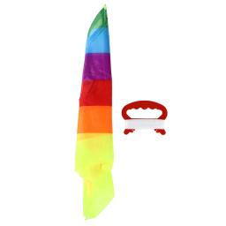 Arco-íris kite com 50m linha de pipa ao ar livre pipas crianças brinquedo criança presente jardim pano brinquedo para crianças brinquedo pipas & pipas acessórios - Image 4