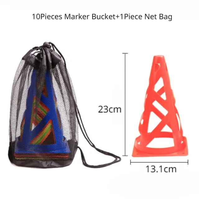 Cones de Tráfego para Treinamento de Futebol e Basquetebol - Equipamento Esportivo Ideal para Atividades ao Ar Livre