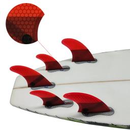 Quad(4-5) Fins/Tri Fins/Twin Fins Multi-size UPSURF FCS 2 Fins Prancha de Surf Fins For Sup Surfing Fins Honeycomb Carbon Fins Quillas - Image 1