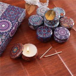 Velas perfumadas flores perfume lavanda rosa velas aromáticas frascos cera de soja fragrância vela casamento presente aniversário decoração para casa - Image 4
