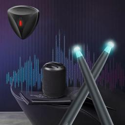 Bateria eletrônica portátil de ar com baquetas e pedais, kit de bateria para iniciantes e crianças, adultos praticam - Image 4