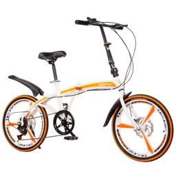 Fj 20 Polegada velocidade variável duplo freio a disco durável dobrável bicicleta para adulto ao ar livre ciclismo liga roda integrada mountain bike - Image 5