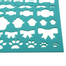 4 pçs agulha felting moldes diy modelo de feltro estêncil apliques artesanato de lã felting starter fazendo ferramentas acessórios de costura - Image 5