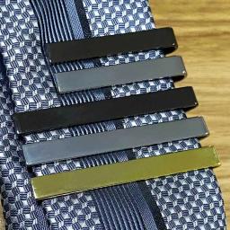 Clipe de gravata em metal para homens, acessórios gravata, fecho simples, fecho prático estilo moda, pino de gravata para homens, clipe de colarinho - Image 3