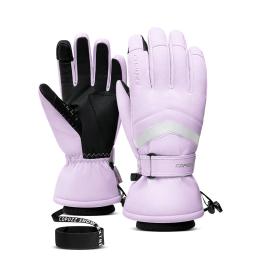 Copozz luvas de esqui de inverno hipora diafragma 3m thinsulate luvas de snowboard térmica quente tela de toque luvas de esqui das mulheres dos homens - Image 1