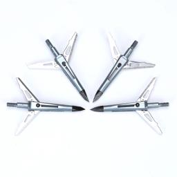 Broadhead Arrow Head for Archery Shaft, DIY com 2 Lâminas Expansíveis, Point Tips, 100 Grain, 3 Pcs, 6 Pcs, 12Pcs - Image 6