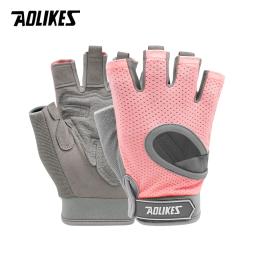 AOLIKES-Luvas Respiráveis de Ginásio, Haltere Fitness, Luvas de Treinamento, Levantamento de Peso, Crossfit, Treino, Esportes, Musculação, 1 Par - Image 1