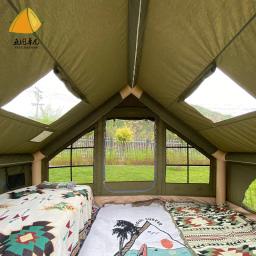 Luxo Barraca Inflável Grande Camping, Barraca Glamping Família impermeável, Acampamento ao ar livre, 4 Temporada - Image 5