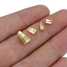 Aço inoxidável Pinch Bail Fecho, Colar Fivela, Pingentes Encantos, Conectores Clip, Fazer Jóias DIY, 50Pcs - Image 6