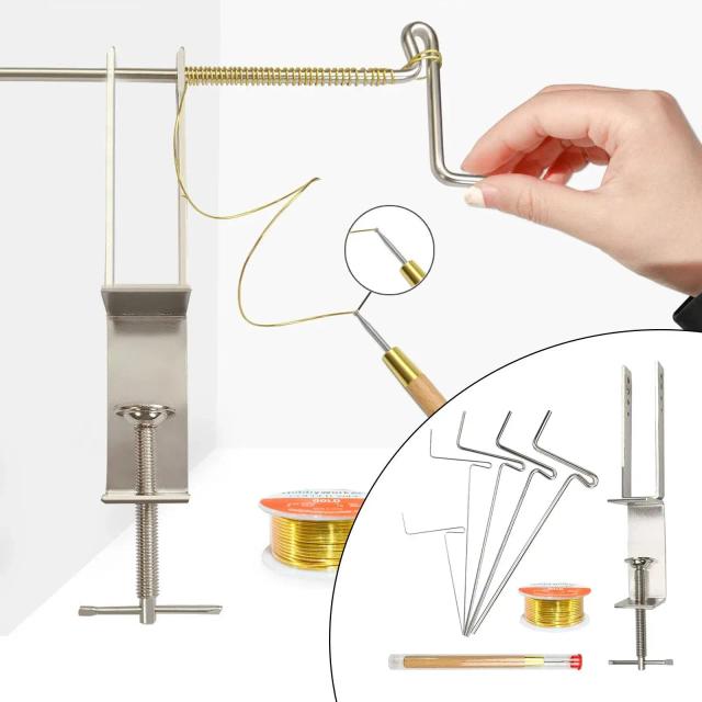 Ferramenta Profissional para Enrolamento de Fios de Jóias: Suprimento Ideal para Projetos de Artesanato em Metal Torcido