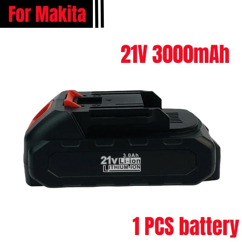 Bateria De Lítio Makita-21 V 18650, baterias recarregáveis 9Ah, alta corrente, alta descarga, substituição para chave de fenda - Image 1