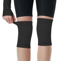 1 par de joelheiras esportivas de vôlei para homens, mulheres, crianças, macias e respiráveis, joelheiras protetoras, futebol, dança, yoga, tênis, corrida, ciclismo - Image 5