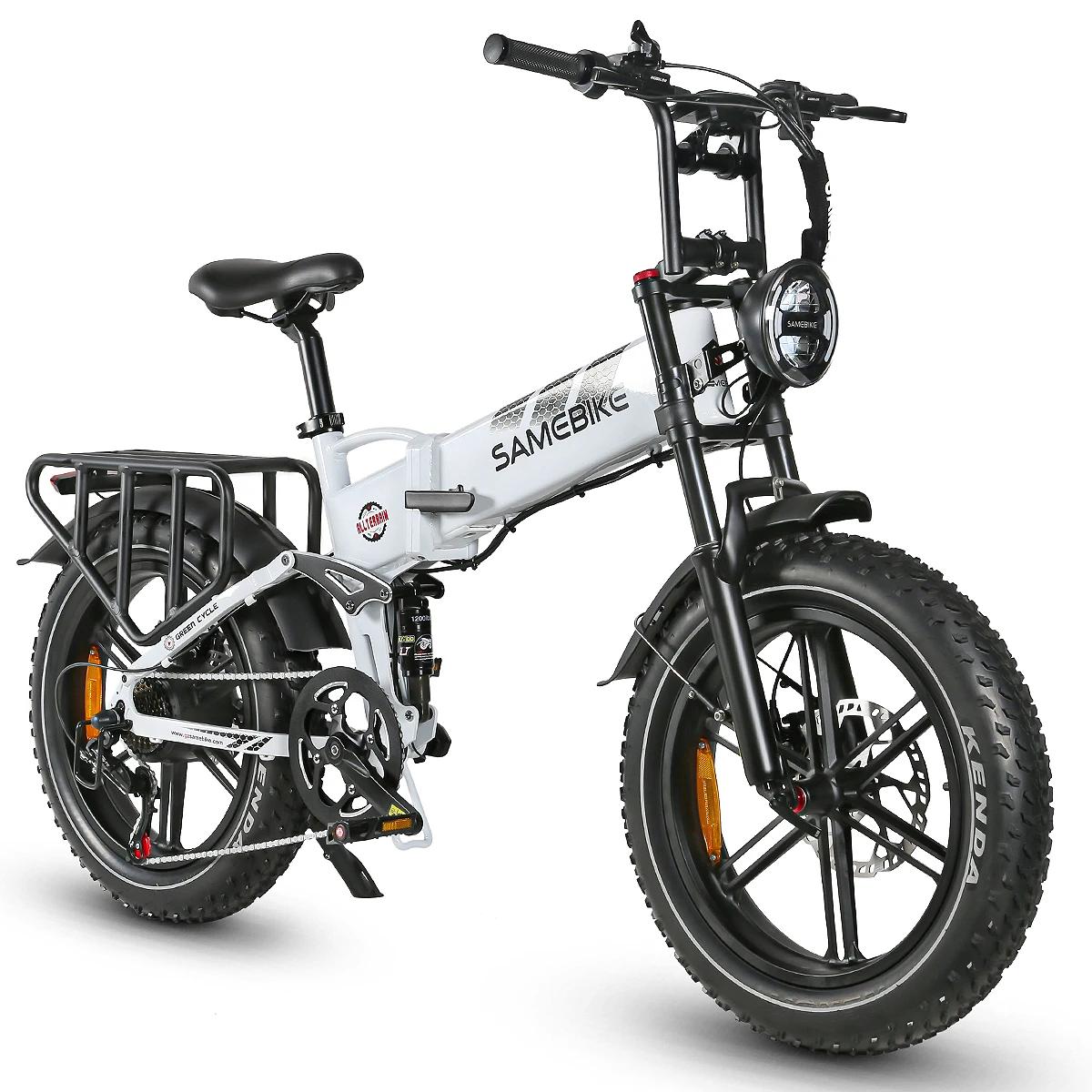 suspensão dupla gorda da bicicleta elétrica da movimentação traseira dobrável de 17Ah 250w1200D E-bike - Image 1
