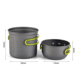 Utensílios De Cozinha De Acampamento Ultraleve, Louça Ao Ar Livre, Conjunto De Panela, Caminhadas, Piquenique, Viagem, Suprimentos De Pratos Turísticos, Equipamento - Image 4