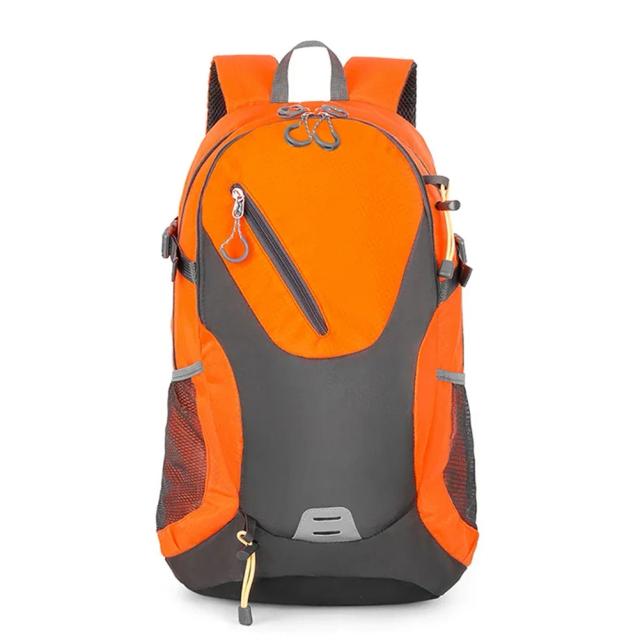 Mochila Esportiva de Poliéster 40L com Fita Reflexiva para Montanhismo - Alta Capacidade para Escalada e Armazenamento para Homens e Mulheres