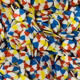 100g Mix Balls Futebol Basquetebol voleibol Fatias Polymer Clay Sprinkles DIY Slime Filling Acessórios Nail Decoration Craft - Image 5
