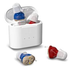 Aparelho auditivo recarregável, mini alto-falante sem fio, fone de ouvido invisível para idosos - Image 1