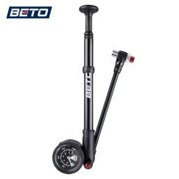 Bomba de garfo bomba de bicicleta choque carry inflator alta pressão handheld 003ag bomba fv av conversor de válvula adaptador bocal bomba de bicicleta - Image 1