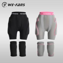 Snowboard de esqui ao ar livre patinação adulto joelho protetor terno com espessamento hip almofada magro encaixe calças hip equipamento proteção - Image 2
