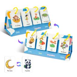 Diy modelo de mesa dos desenhos animados feitiço palavras educação cartão imagem carta aprendizagem cognitiva educação brinquedos para crianças - Image 3