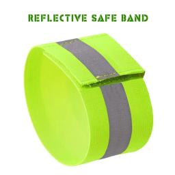Braçadeira reflexiva intermitente de segurança, 2 peças, brilha no escuro, pulseira para noite, corrida, caminhada, ciclismo, corrida - Image 3