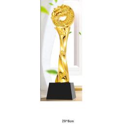Troféu De Resina Banhado A Ouro, Cristal Inferior, Criatividade Personalizada, Enviar Amigos Prêmios, Lembrança De Dança, Competição, Decoração De Casa, 1Pc - Image 6