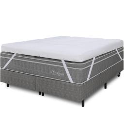 Pillow Top Manta Premium Queen Ultra Macio de Fibra Siliconada Antialérgico BF Colchões - Image 1