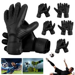 Luvas ajustáveis do goleiro do futebol, Luvas do treinamento do futebol, Proteção dos dedos, pulso, bola - Image 1