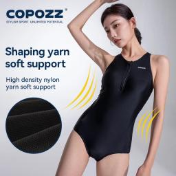 Mais novo competição roupa de banho rashguard feminino esportes um pedaço maiô surf wetsuit sem mangas mergulho fatos de banho upf 50 + - Image 4