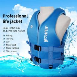 Neoprene Safety Life Jacket para adultos e crianças, colete esportivo aquático, pesca, caiaque, canoagem, natação, drifting, novo - Image 1