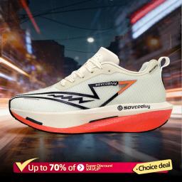 Tênis de Corrida Masculino Carbon Board Marathon, Esportivo, Respirável, Leve, Confortável, Sneakers Chunta para Mulheres - Image 2