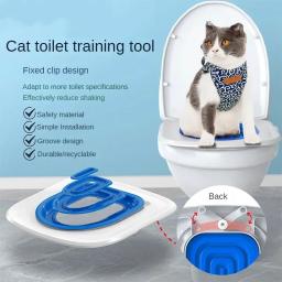 Kit De Treinamento De Toalete De Plástico Reutilizável, Tapete De Litter De Gato, Treinador De Toalete Para Animais De Estimação, Cachorro, 2023 - Image 1