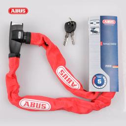 ABUS Bicycle Anti-Theft Lock, Senha de 4 dígitos, 5805, 6800 Key, MTB, Road Bike, Cadeia, Scooter, E-Bike, Acessórios de ciclismo - Image 5