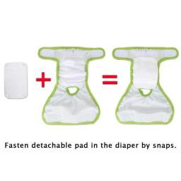 Forros de fraldas descartáveis para cães masculinos e femininos, fralda destacável, Anti vazamento, limpo, seguro para cães, 10 pcs por saco - Image 5