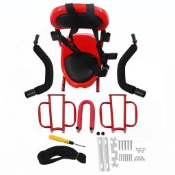 Criança assento traseiro com pedal e almofada do assento para crianças, cadeira de bicicleta, portador do bebê, criança bicicleta segurança - Image 5