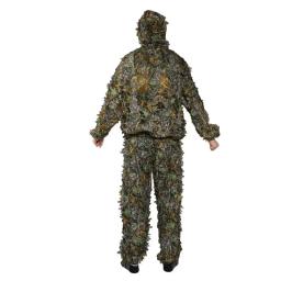 1 conjunto de roupas caça 3d folha casaco calças camuflagem para selva ao ar livre assistir roupas pássaro - Image 6