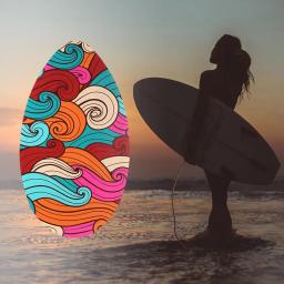 Surf Skim Board Skimboard Madeira Praia Esporte Aquático Prancha 35/41 polegada para o Desempenho Deck Adultos Esportes Ao Ar Livre Adolescentes - Image 3