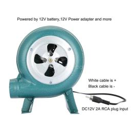 Ventilador portátil para churrasco DC12V 30/40/60/80/100W AirTurbo Ventilador para churrasco, piquenique, acampamento, - Image 2