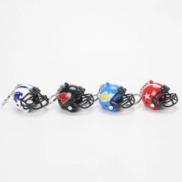 Criativo Rugby Capacete Chaveiro Pingente, Lembrança de Futebol Americano, Jóias Esportivas, Mini Capacete, Chaveiro do carro, Ornamento do saco - Image 5