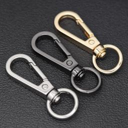 2/4/6 Pcs/Lote Giratória Loster Fechos Fivelas de Metal Clipe Keychain O Anel Snap Gancho Saco Collar Dog Handbag DIY Acessórios P035 - Image 2