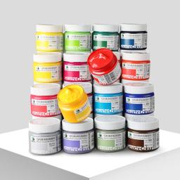 Tinta Guache Enlatada para Crianças, Livre de Formaldeído Seguro, Desenho de Aquarela Lavável, Pigmento Pintura a Dedo, Suprimentos de Arte, 100ml - Image 1