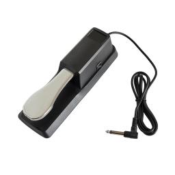 Teclado Piano Pedal Polaridade Switch Anti Slip Sustain Pedal para Treinamento Reparação Performance Music Instrument Parts Exercício - Image 5